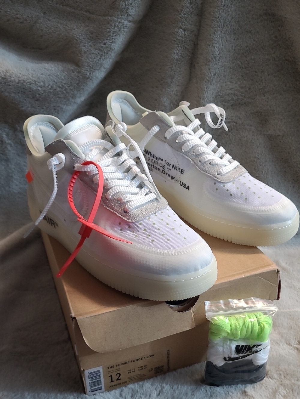 Off-White / Nike The Ten Nike Force 1 Low Mens 12